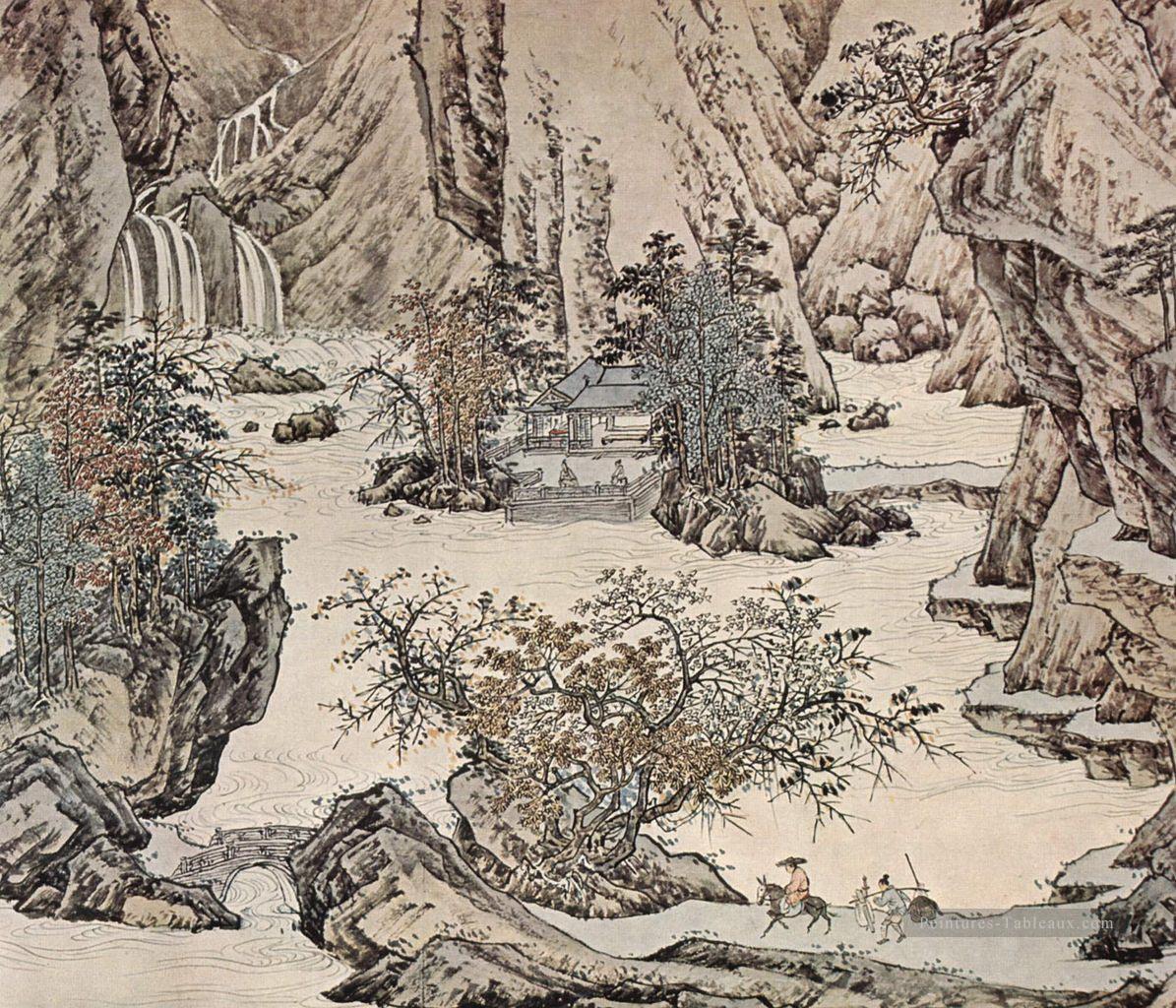 paysage vieux Chine encre Peintures à l'huile